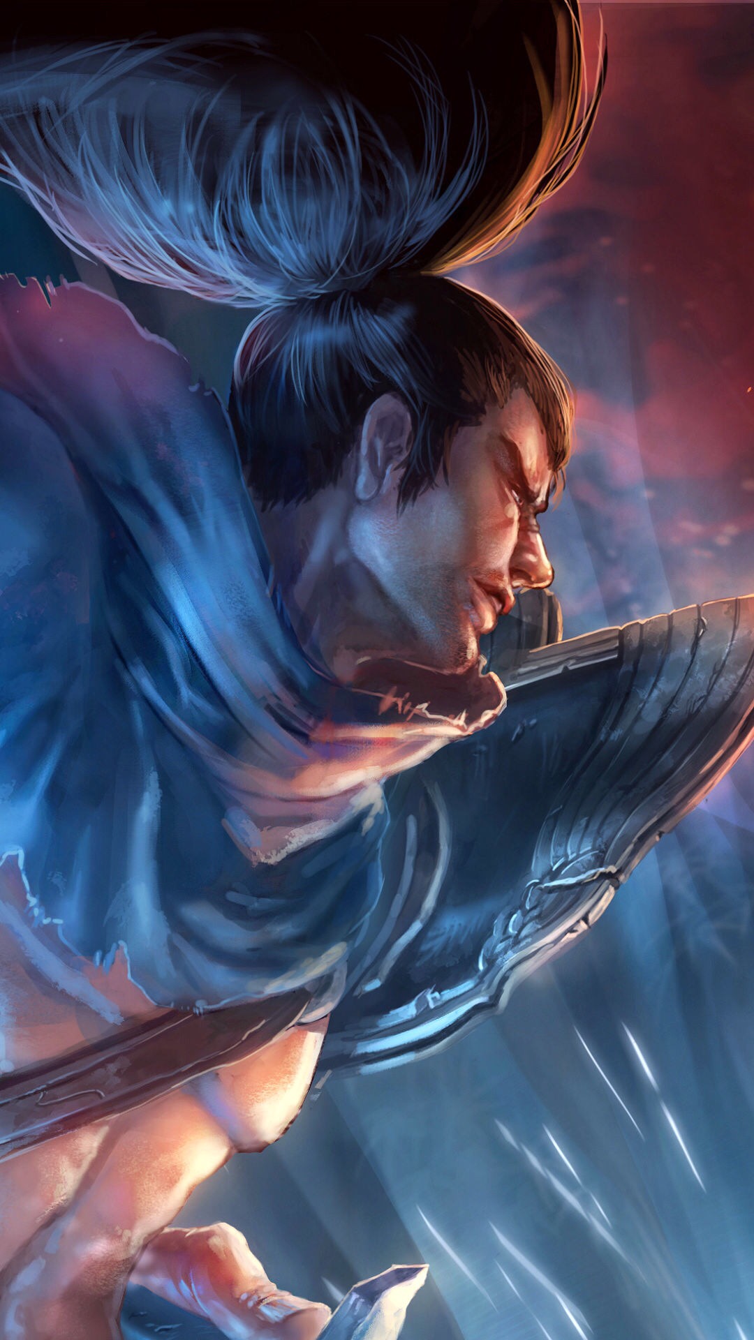 一端